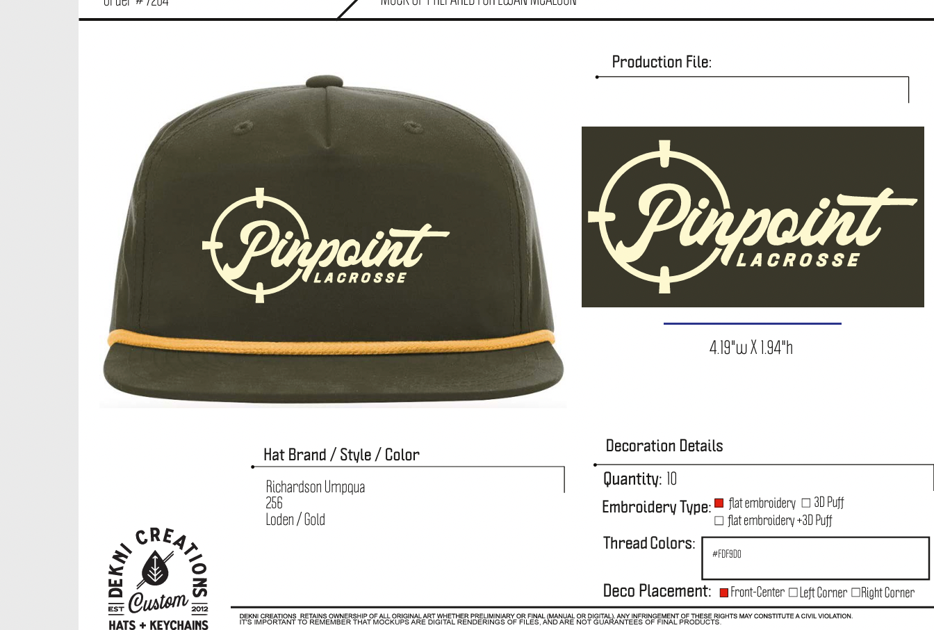 Pinpoint Hat - OG Green