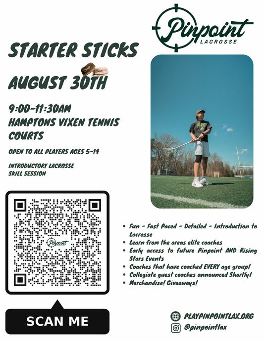 Starter Sticks - Intro to Lacrosse - Day Camp